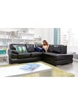 Very Home Primo Italian Leather Right Hand Corner Chaise Sofa - Fsc&Reg; Certified