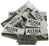 Astra Superior Platinum Dubbeleggade Rakblad 50-pack (Prenumeration: Varannan månad)