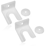 Integrated Fridge/Freezer Door Clip Fixing for ZANUSSI Bracket Built-in x 2