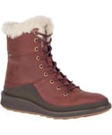 Merrell Womens/Ladies Tremblant Ezra Lace Polar Leather Snow Boots - Brown - Size UK 4
