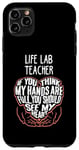 iPhone 11 Pro Max I Train Life Lab Super Heroes - Teacher Graphic Case