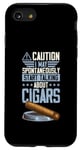 Coque pour iPhone SE (2020) / 7 / 8 Attention, je peux commencer spontanément à parler de cigares