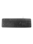 KB-U-103 - keyboard - Russian - black - Tastatur - Russisk - Sort