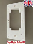ANGLE MOUNT for Ring Video Doorbell 1/2/3/3+/4 20 Degrees Wedge Left Right WHITE
