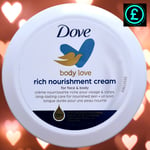 Dove Body Love rich nourishment cream -  Skin Care for soft smooth skin - Gifts