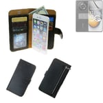 For Realme 11 Pro wallet case cover black protective bag