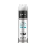 ABOVE 48 Hours Element Antiperspirant Deodorant Spray, Ocean, 3.17 oz - Deodorant for Men - Lemon, Bergamot, Lavender Notes - Dry Spray - No Stains