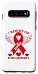 Coque pour Galaxy S10 « I Wear Red For My Brother Stroke Awareness Survivor »