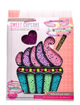 Pärlset Cupcake 33,7 X 24,7 X 4,8 Cm Toys Creativity Drawing & Crafts Craft Pearls Multi/patterned Suntoy