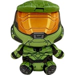 Club Mocchi Mocchi TOMY - Peluche Halo Master Chief Mega 38 cm- Peluches Halo à collectionner - Jouets sous licence officielle - Figurines d'action - Jouet Halo Master Chief +3 ans