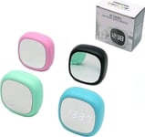 Alarm Clock With Led 7.5X7.5X4cm Mix