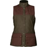 Härkila Retrieve väst Women Dark warm olive/Burgundy 44