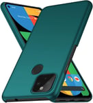 Compatible Avec Coque Google Pixel 5a, Vert Très Mince Coque Étui Housse Rigide Case Compatible Avec Google Pixel 5a Yw42378