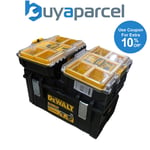 Dewalt Tough System DS300 Stackable Case Tool Box 2x 1/2 Width Deep Organiser
