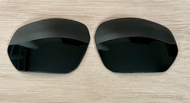 NEW POLARIZED BLACK REPLACEMENT LENS FOR OAKLEY PLAZMA SUNGLASSES