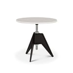 Tom Dixon - Screw Side Table White marble - White - Vit - Sidobord - Metall/Sten