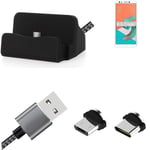 Docking Station for Asus ZenFone 5 Lite SD630 + USB-Typ C und Micro-USB Connecto