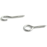 HABO GARDINSPIRALÖGLA+KROK 807 NICKEL 25MM 20ST