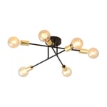 Emibig Lighting - Veken Ø55 - Takplafond - Svart/Guld