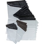 Postpåse 25-pack sort strl Vit
