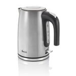 Electric Kettle Cordless Jug 1.7L Overheat Protection Silver Cord Storage 2200W