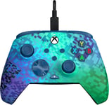 PDP REMATCH XBOX WIRED Controller GLITCH GREEN for Xbox Series XS, Xbox One, Of
