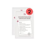Walther Design Cadre photo blanc 21 x 29,7 cm (DIN A4) Double Pack, New Lifestyle Cadre en plastique KV130WD