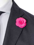 Rosa kavajnål blomma ros