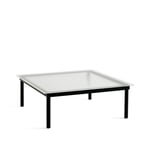HAY Kofi soffbord black oak-glastopp-ribbat-b100 cm