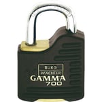 Cadenas cadenas à cylindre profilé Burg Wächter Gamma 700 55 sb laiton, noir 1 pc(s) S010911