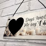 Wedding Countdown Days Until We Say I Do Engagement Gifts Mr And Mrs To Be
