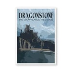 Li han shop Game Of Thrones Travel Poster Canvas Prints Great Winter The King'S Landing Dragonstone Obtained Painting Home Decoration Gt556 50X70Cm Without Frame