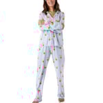 PJ Salvage Playful Prints Long Pyjamas Blå Mönstrad Small Dam