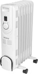 Beldray 7 Fin Oil Filled Electric Radiator 1.5kW Heater White 3 Settings EH3748