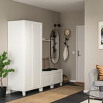 IKEA PLATSA garderob med 4 dörrar 200x57x191 cm