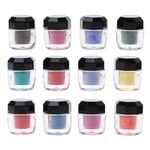 ATATMOUNT 12 Color Thermochromic Pigment Activated at 31 ⁰C Nail Art Resin Magic Powder Color Change Resin Colorant Jewelry Making