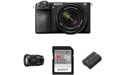 Sony Alpha 6700 | APS-C Mirrorless Camera with Sony 18-135mm Lens + Video Creator kit including E PZ 18-105mm F4 G OSS Lens, Memory Card and Rechargable Battery Pack