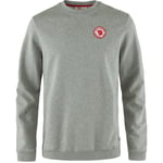 Fjällräven 1960 Logo Badge Sweater Men sweatshirt Grey/Melange-020-999 L - Fri frakt