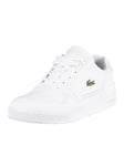 LacosteT-Clip 0722 1 SMA Leather Trainers - White/White