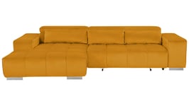 Canapé d'angle relax électrique 4 places ORION coloris jaune