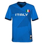 Official 2023 Women's Football World Cup Kids Team Shirt, Italy, Blue, 7 Years