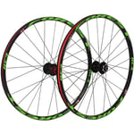 L.BAN Bicycle Wheel Set 26"/ 27.5" Disc Brake MTB Bicycle Wheel Double-walled Aluminum Rim QR 7-11 Speed Cassette NBK Sealing Bearing 1790g 1.5"-2.5" Tire,B-26in