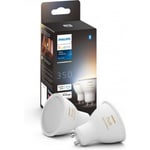 Philips Hue-LED-smartlampa multipack, BT, White ambiance, GU10, 2-pack