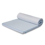 Kylande H-split bäddmadrass - 160x200 cm 5 cm hög - 5 zoner - Memoryfoam bäddmadrass - SLEEP TECH by Borg