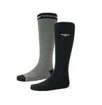 Emporio Armani Underwear Men's 2-Pack Long Socks, Onyx, TU