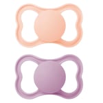 MAM Air Silicone Pacifier Pink 6-16m 2 pcs