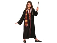 Harry Potter Griffindor Kostym Med Trollstav, Halsduk Och Slips 4-10 År