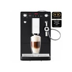 Machine a Cafe Melitta Solo & Perfect Milk Noir E957-101 a Café et Expresso Automatique avec broyeur a grains et buse a lait