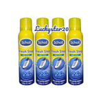 4  x Scholl Fresh Step Shoe Spray 24h Odour Protection & Freshness 150ml