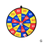 Dart Ball Board Dartboard Darts Party Game Garden Toy Safety G